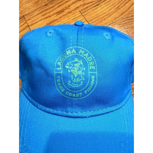 King Ranch Laguna Madre Texas Coast Fishing Cap YOUTH Hat Blue Green NEW - Picture 4 of 5